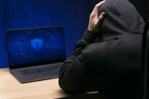 Hacer informático desbloqueando computadora
