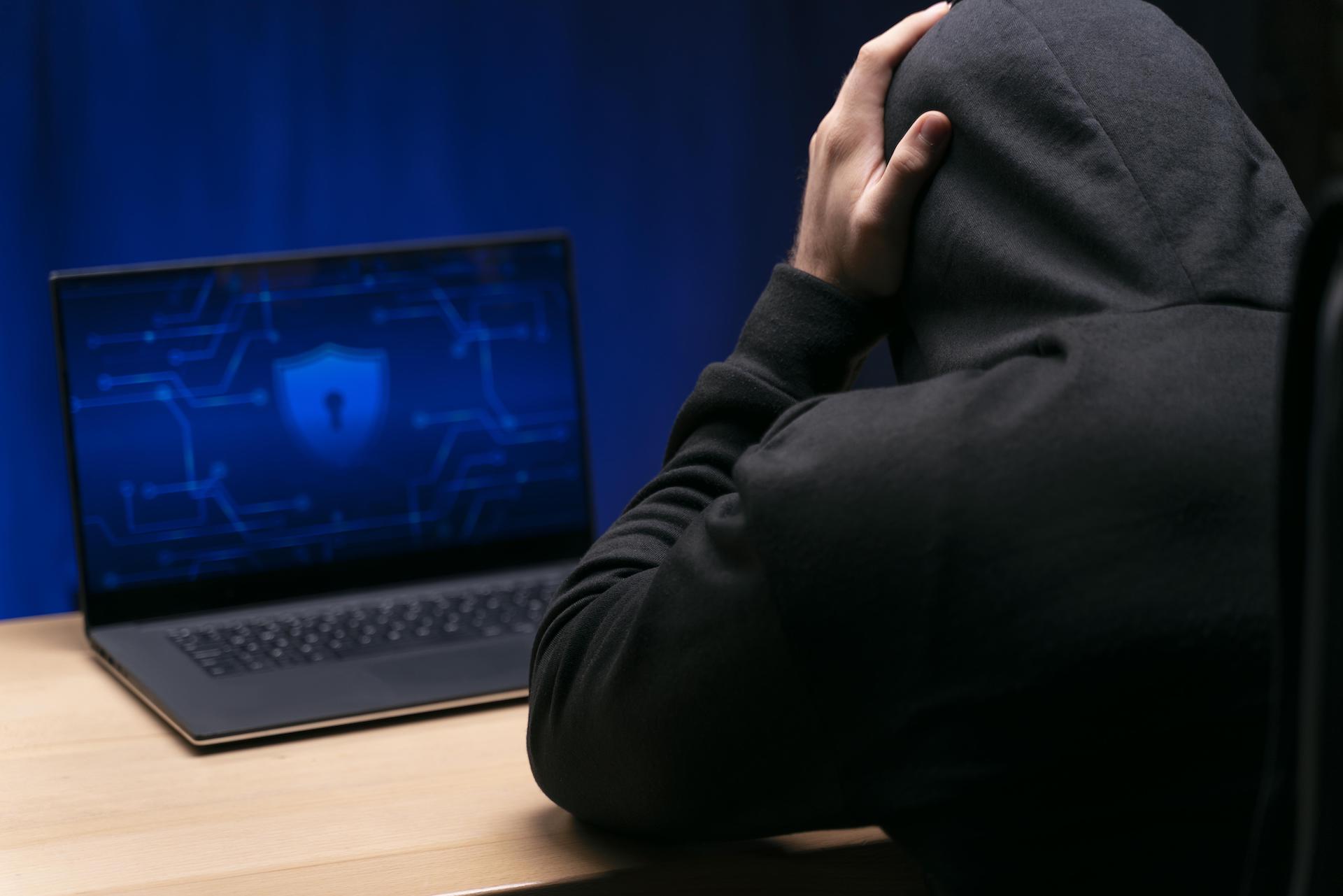 Hacer informático desbloqueando computadora